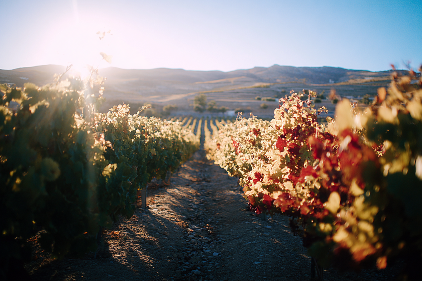 Vineyard scene